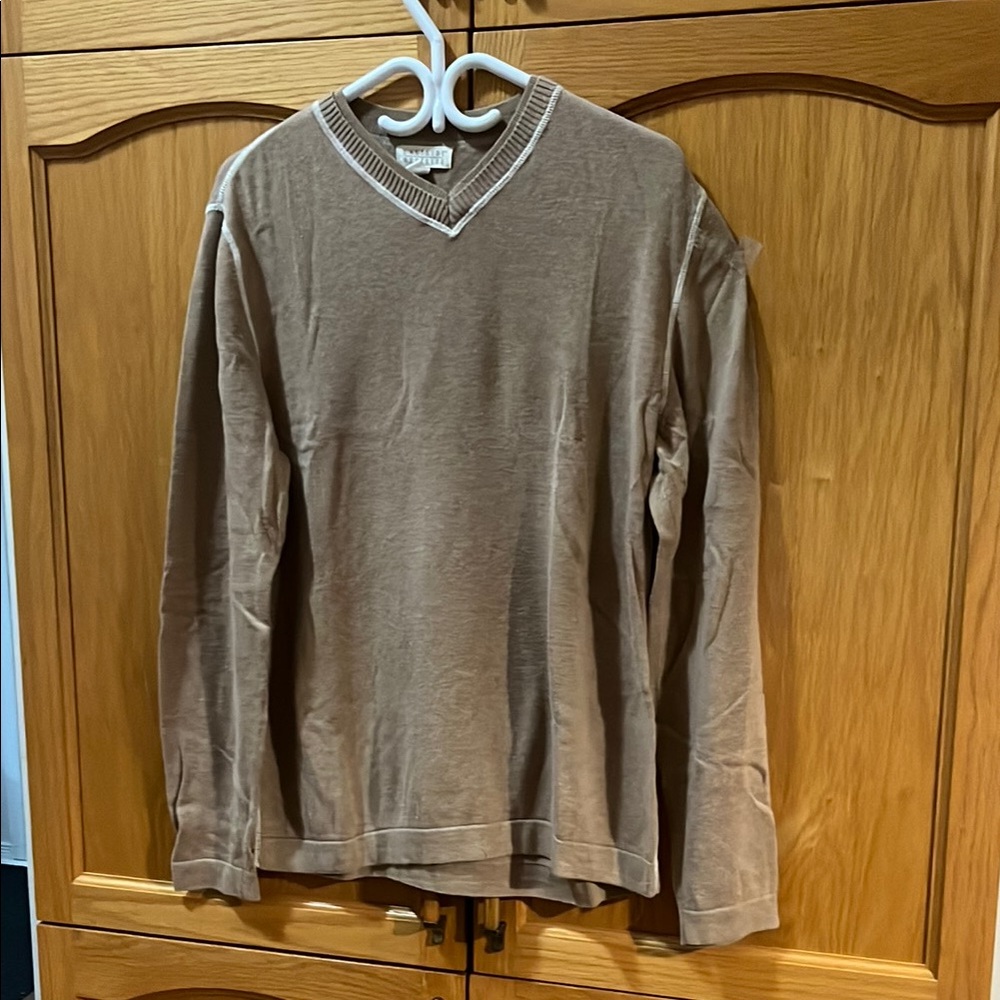 V-Neck Long Sleeve Men's Tees